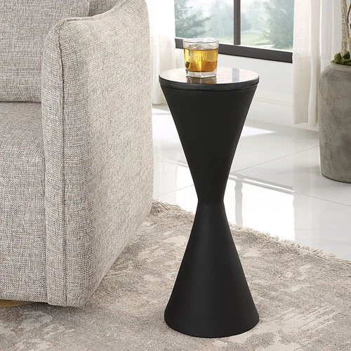 Uttermost Time'S Up Hourglass Shaped Drink Table - Picture 1 of 2
