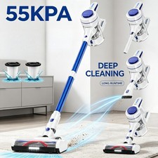 Cordless Vacuum Cleaner 55KPA Lightweight Stick Pet Hair Hardwood Floor Carpet