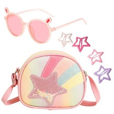Handbag Girls with Adjustable Shoulder Strap, mGirls Handbag Kids...