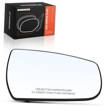 Right Passenger Side Non-Heated Mirror Glass with Backing Plate - Compatible