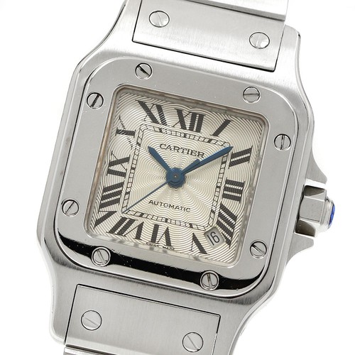 CARTIER Santos Galbee SM W20054D6 Date Automatic Ladies Watch_...
