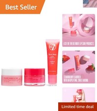 Sweet Dreams Strawberry Lip Care Trio 3-Piece Gift Set Overnight Lip Mask...