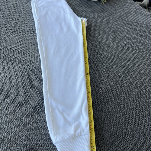 $255 White Moncler Kids Boys/Girls Side Pocket Sweatpants Pants Size 12Y - Picture 13 of 13