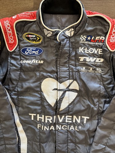 NASCAR Thrivent Financial Racing Suit – Sparco – Leavine Family Racing - Large - Picture 3 of 7