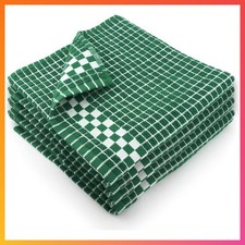 Classic Dark Kitchen Dish Towels with Hanging Loop - Heavy Duty Absorbent Dish C