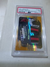 2021 Absolute Freddie Freeman Tools Of The Trade Gold Dual Patch 5/5 PSA 7 JSY #