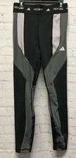 Adidas Small Women's Tights Taining Black/Gray Small Techfit NEW