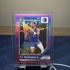 2024 Donruss Optic P.J. Washington JR. #74 PINK SSP /25 Mavs
