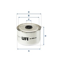 Kraftstofffilter Ufi 24.454.00 Filtereinsatz FüR L319 Discovery Sport Landrover