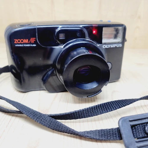 Olympus Infinity Zoom 210 AF 35mm Point & Shoot Film Camera with Strap Tested 
