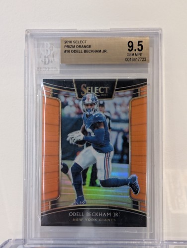 2018 Select Odell Beckham Jr. Prizm Orange /49 BGS 9.5