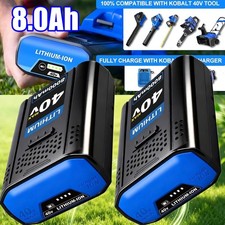 40V 8.0Ah KM 2041B-06 Battery for Kobalt 40V MAX Battery 2540C-06 High Capacity