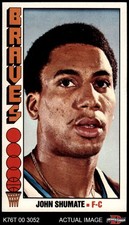 1976 Topps #61 John Shumate Braves-BskB RC Notre Dame 7 - NM