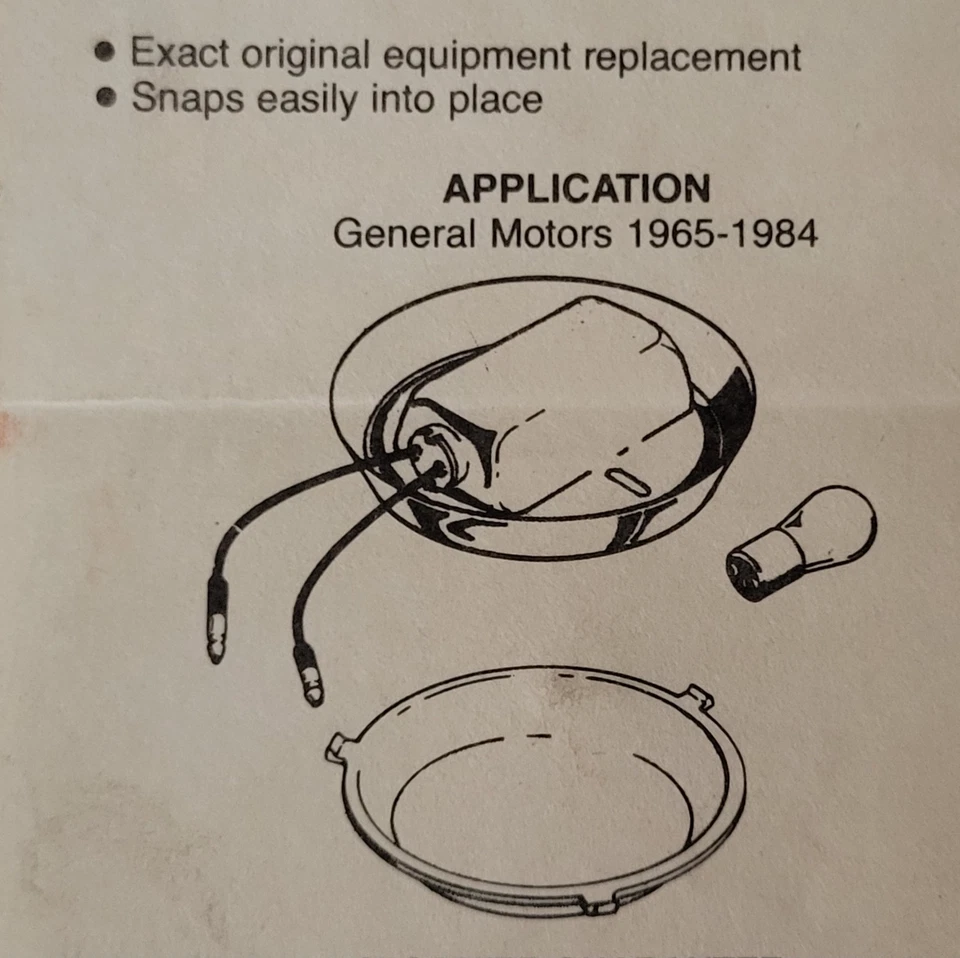 Объектив купольного фонаря Dorman Help 74320 OER для 1965-1994 Buick Chevy Olds Pontiac GM - Изображение 3 из 3