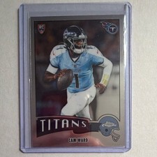 Topps Chrome Cam Ward Rookie #1975-33 Tennessee Titans NFL 2025