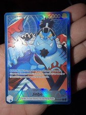 One Piece The Azure Sea’s Seven Jinbe OP14-040 Alternate Alt Art Leader NM