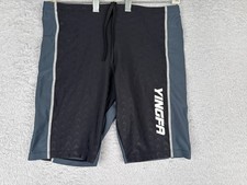 Yingfa Shorts Adult 2XL XXL Black Gray Jammer Polyester Spandex Swim