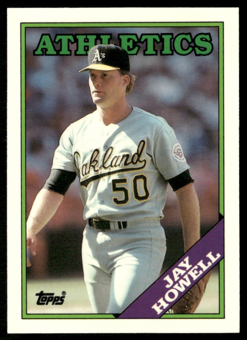 Jay Howell 1988 Topps Collector's Edition (Tiffany) #690 Oakland Athletics