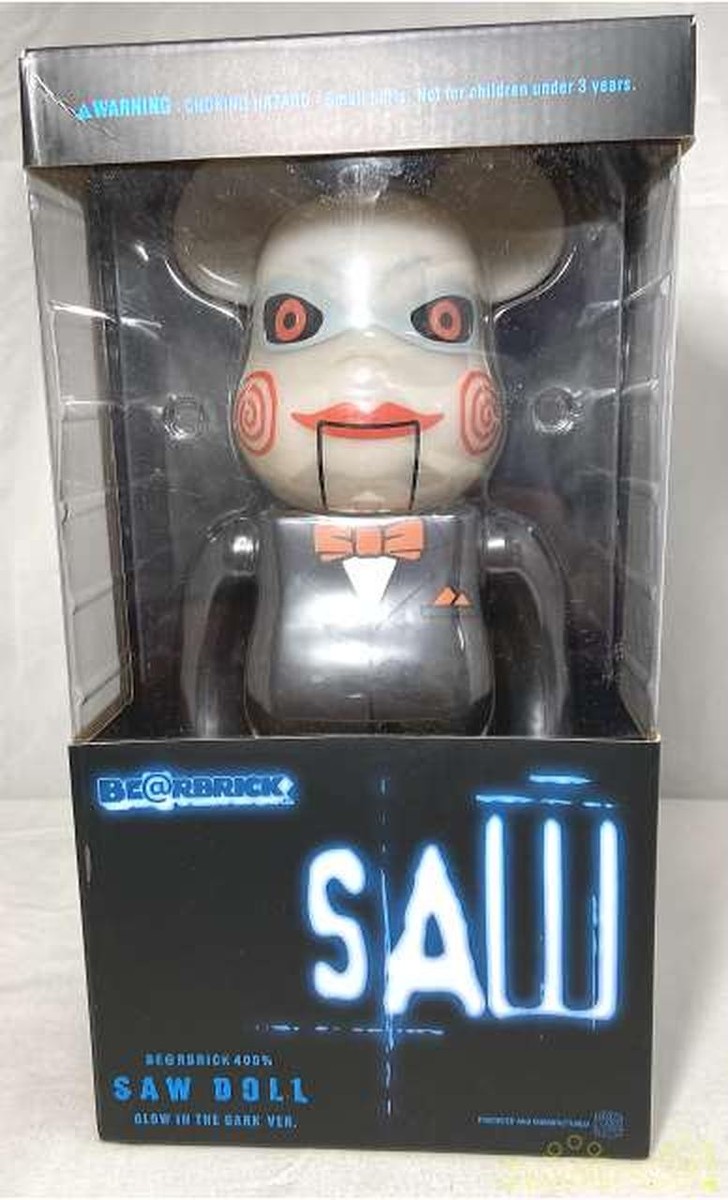 MEDICOM TOY メディコムトイ 400% BE@RBRICK SAW Medi Com Toy Be Rbrick -Bearbrick- 400 Saw Do | eBay