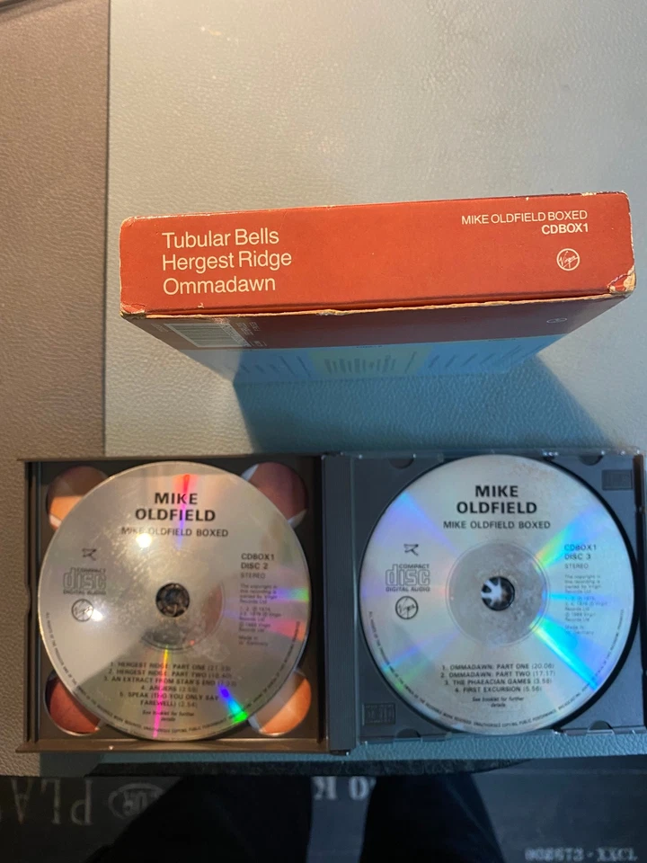 MIKE OLDFIELD 3 CD BOX " BOXED " Plus PAPPSCHUBER - Bild 4 von 4