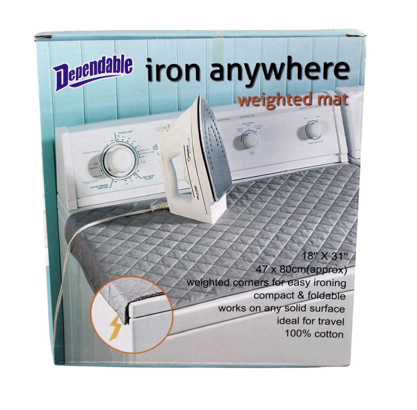 Dependable Industries Inc. Essentials Ironing Board Pad 18 inch x 31inch, Red  thumbnail 7