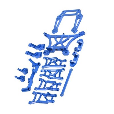 Metal Full Set RC Car Parts For 1/10 Traxxas Slash 2WD/Rustler/Stampede Vehicle