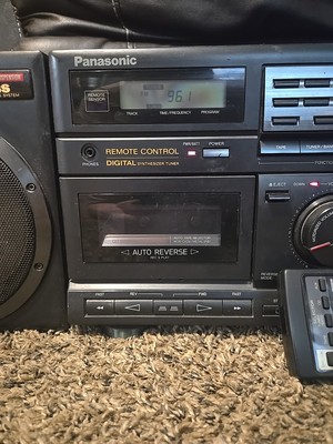 PANASONIC” RX-DS660 Stereo Boombox Cassette AM/FM Radio Acoustic