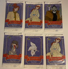 1998 ANASTASIA VINTAGE SEALED TRADING CARD PACKS LOT x6 ALTERNATE PACK ART AUS