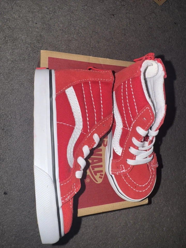 Zíper infantil Vans Sk8-hi tamanho 8 - Imagem 2 de 4