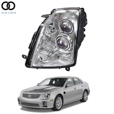 Left Side Headlight Halogen For 2005 2006 2007 2008 2009 2010 2011 Cadillac STS