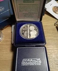 1985 Mo Mexico Proof 100 Pesos World Cup in Box and COA Silver Coin Bullion