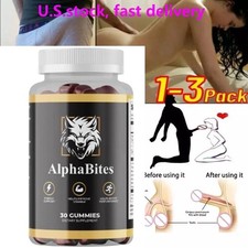 NEW Alpha Bites Gummies AlphaBites Max Perfor...