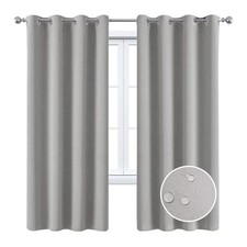 Image of 1PCS Blackout Curtains Eyelet Ring Top Thick Thermal Ready Made UK