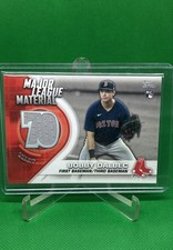 2021 Topps - Major League Materials Series 2 Bobby Dalbec #MLM-BD (MEM, RC)