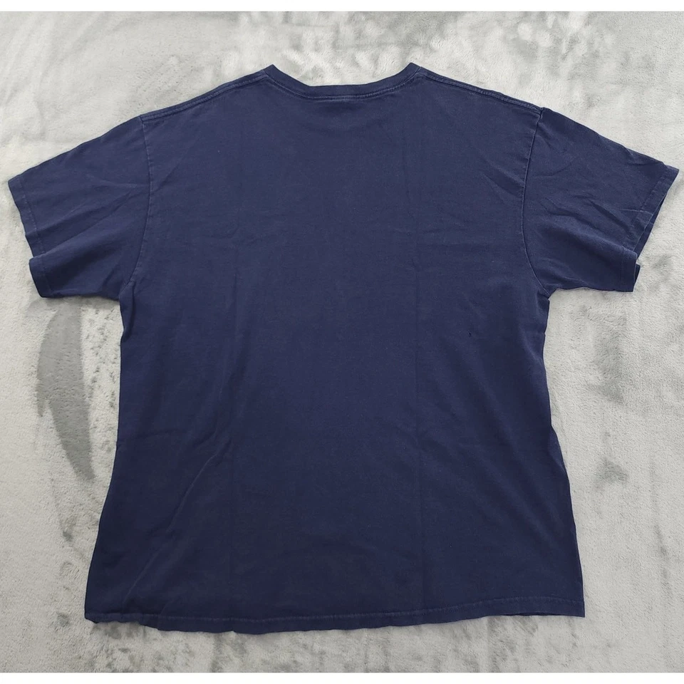 Camiseta De Colección Años 90 Delta Pro Peso I Love Pollos Gráfico Polla Talla XL Azul Foto 4 de 4