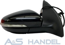 Original VW Golf 6 VI Außenspiegel Spiegel Rechts 5K0857934B 10PIN schwarz