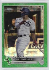 2022 Topps Chrome Logofractor Edition Green Refractor 80/99 Eloy Jimenez 12sd