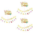  3 Sets Torten Topper Tortenaufsatz Geburtstagstortendekorationen