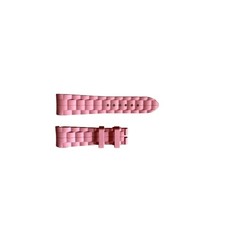 Authentic Chopard Pink Rubber Watch Strap Ban...