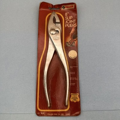 NOS Vintage Fuller BF Japan 8  Slip Joint Pliers 196-8