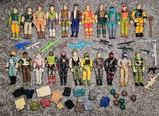 GI Joe Figure Lot Vintage 1980s ARAH 22 Figur...