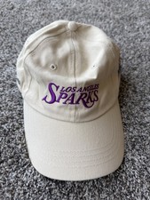 Los Angeles Sparks Hat Dodgers Night Promo Cap Beige WNBA Basketball New