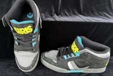 Osiris NYC 83 Mid Negro Azul Gris Bronx Raro Y2K Patín Para Hombre Talla 12 UK 11 EU 47