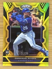 #3631 2022 CHRONICLES CERTIFIED EMMANUEL RIVERA RC #49 GOLD #/25
