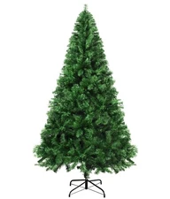 Mupera 6FT Unlit Artificial Christmas Tree with Metal Stand