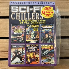 Sci-Fi Chillers - 6 DVD Set (DVD, 2003, 6-Disc Set)