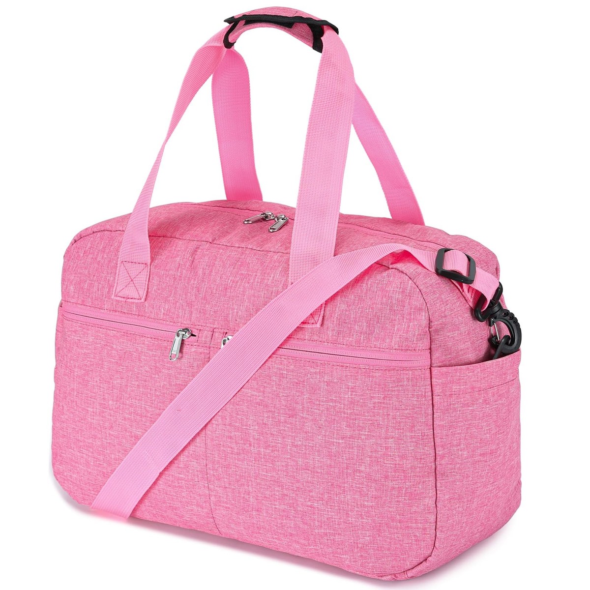17 Inch Small Gym Bag Travel Duffle Wet Pocket Trolley Sleeve Luggage Rose 17 Inch Small Gym Bag Travel Duffle Wet Pocket Trolley Sleeve Luggage Rose