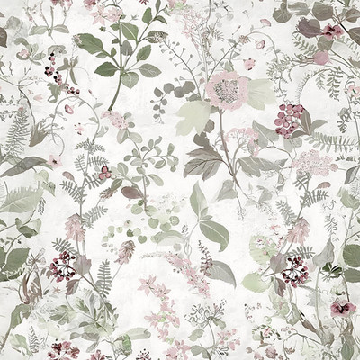 17.7''X118'' Floral Peel and Stick Wallpaper Boho Floral and Leaf Contact Paper fo