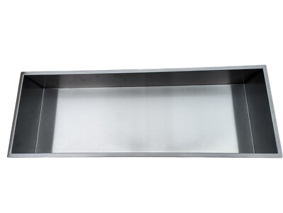 Bernstein Wandnische 20 x 60 x 10 cm (B x H x T) -Farbe Gunmetal