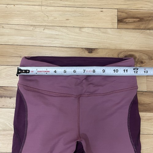Outdoor Voices Leggings Two Tone Color Block Purple Size Small - Picture 4 of 5